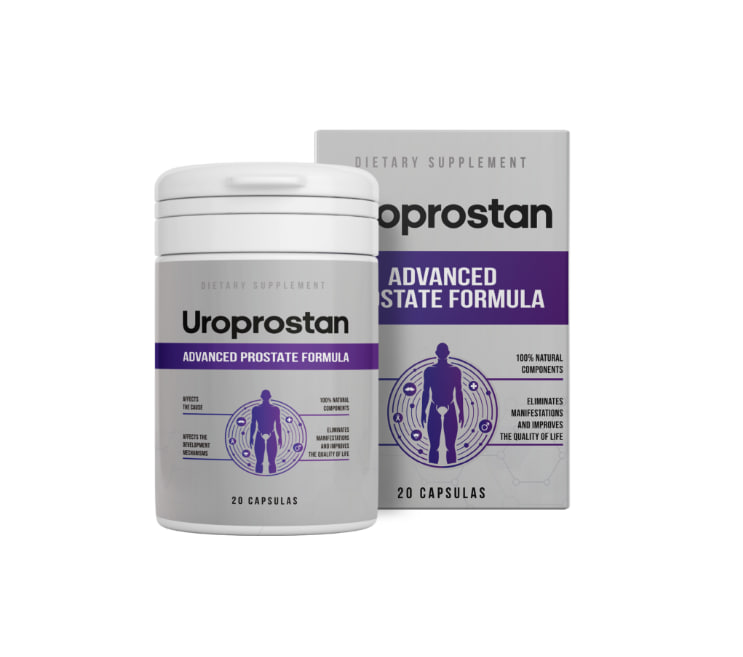 Boîte et flacon Uroprostan de 20 capsules