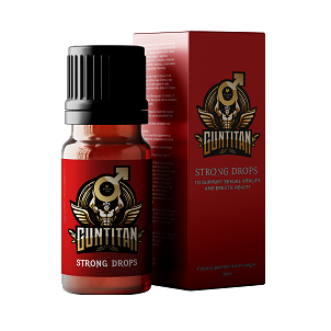 GunTitan Strong Drops — бутилка и кутия