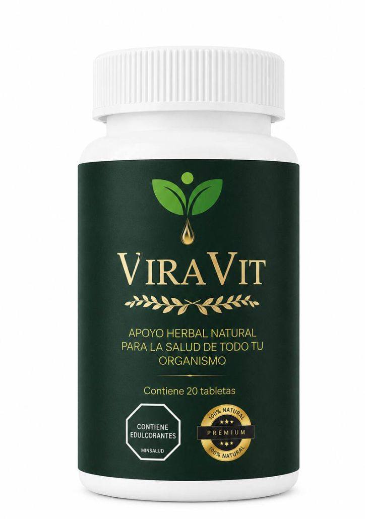 Frasco verde ViraVit de 20 tabletas