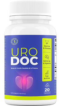 Urodoc — Frasco de 20 cápsulas identificado como suplemento dietético.