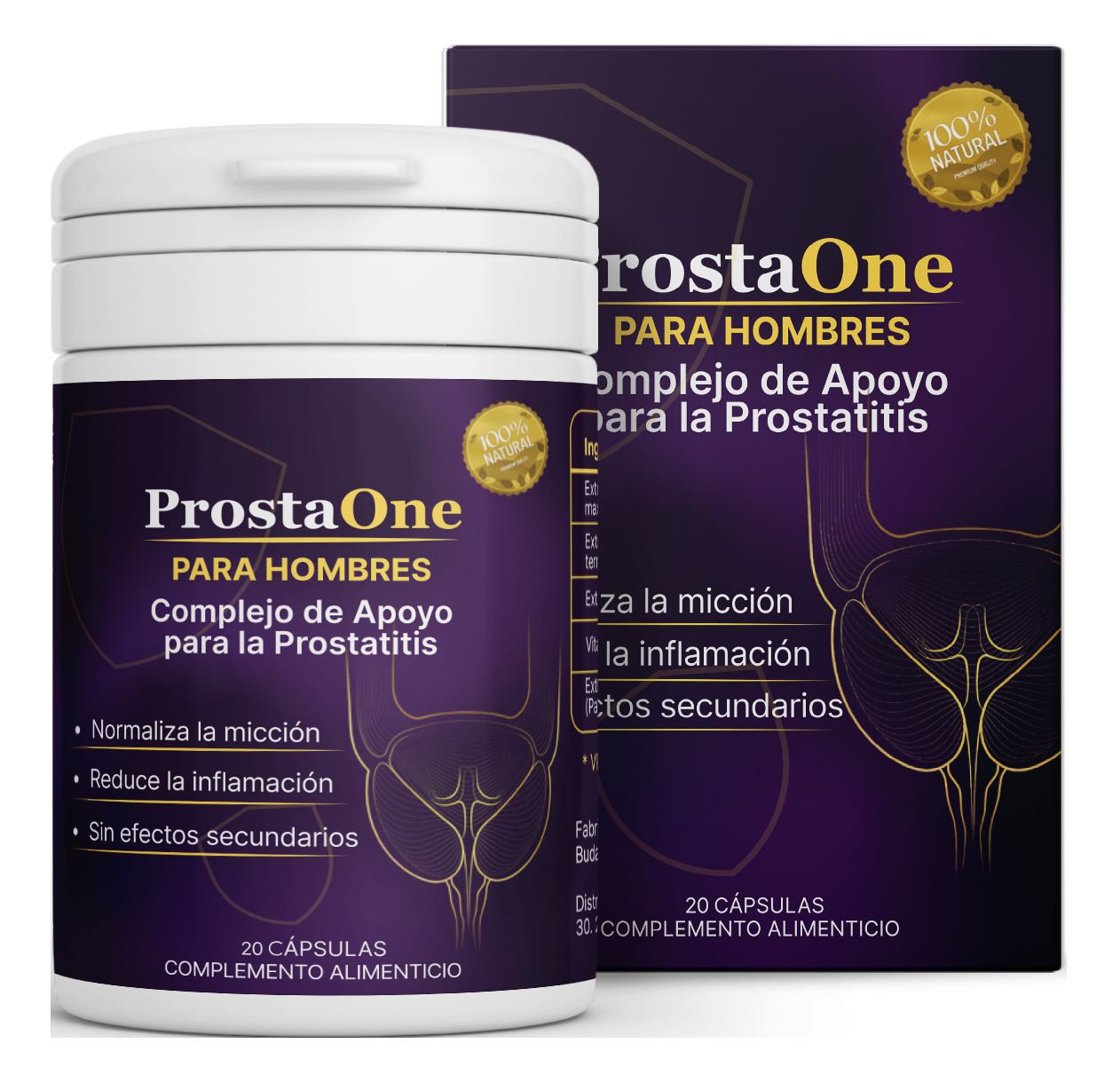 ProstaOne — envase de 20 cápsulas.