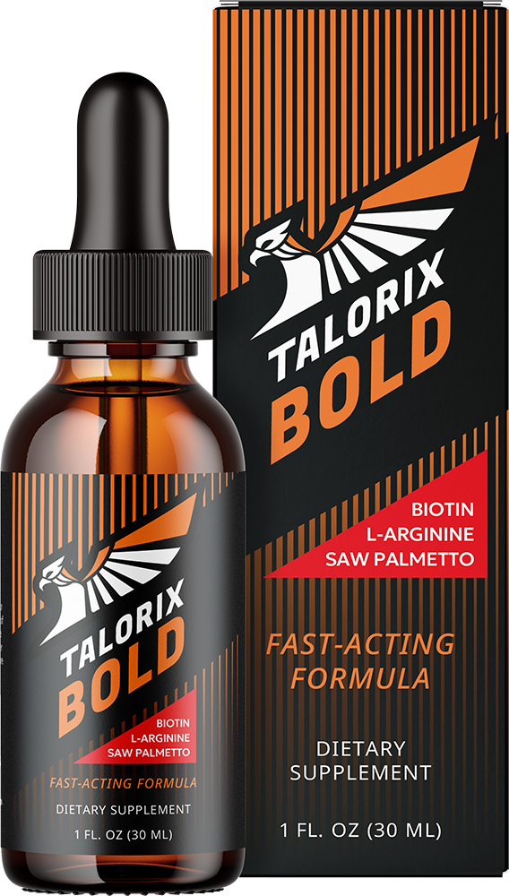 Talorix Bold : flacon compte-gouttes de 30 ml et boîte.