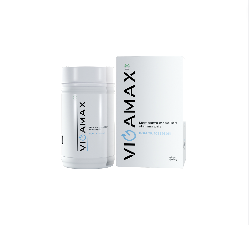 Vigamax Kotak dan Botol Berlabel Stamina Pria, 10 Kapsul.