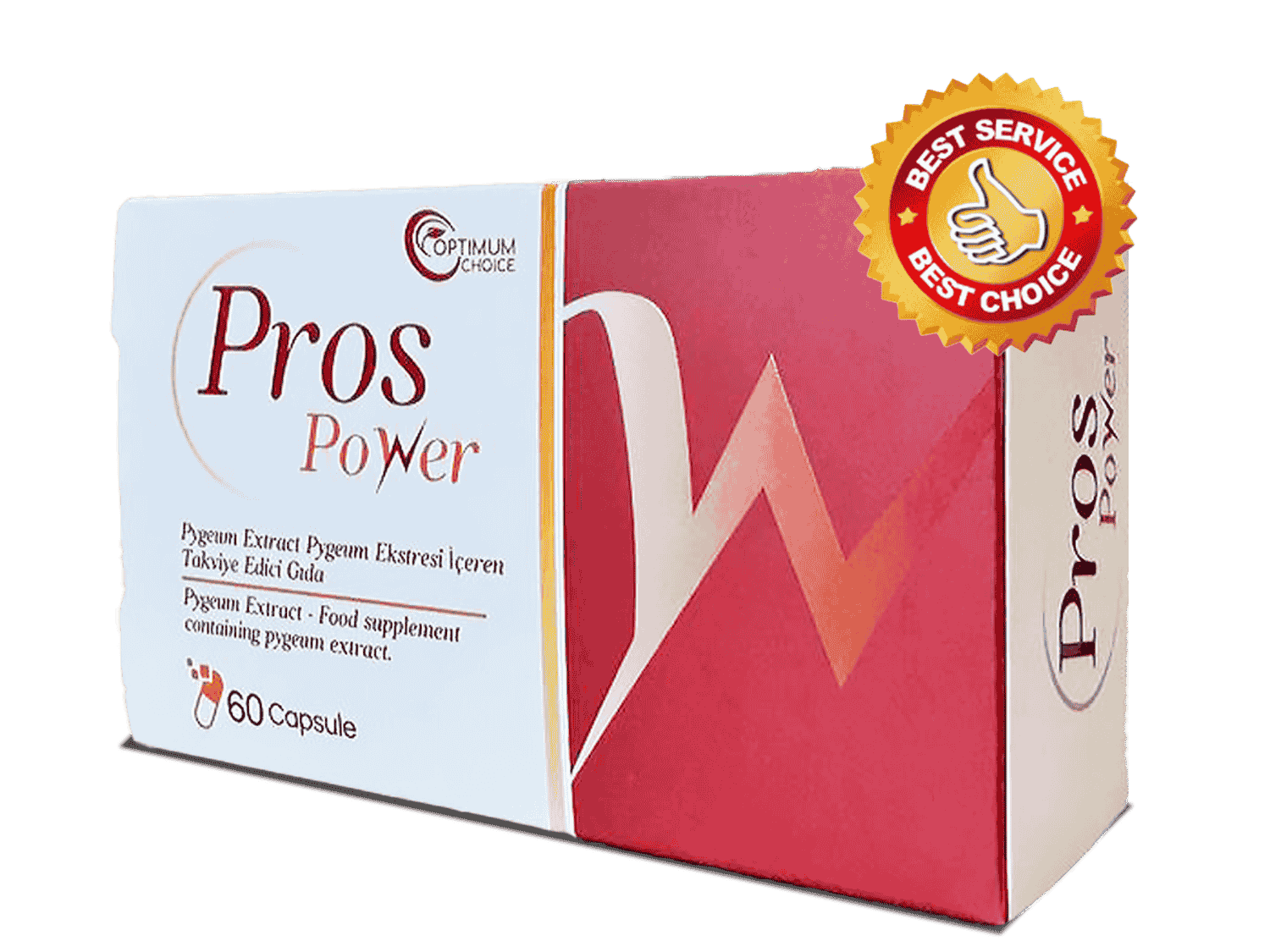 Pros Power — علبة Pros Power تحتوي على 60 كبسولة.