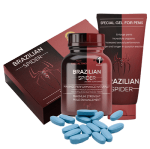 Brasillian Spider Set — صورة لمجموعة تضم أنبوب جل وعبوة باسم Brazilian Spider.