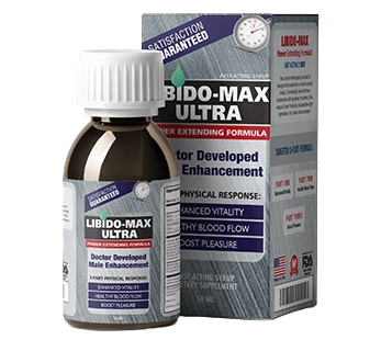 Libido-max ultra — علبة وعبوة تحملان اسم Libido-Max Ultra.