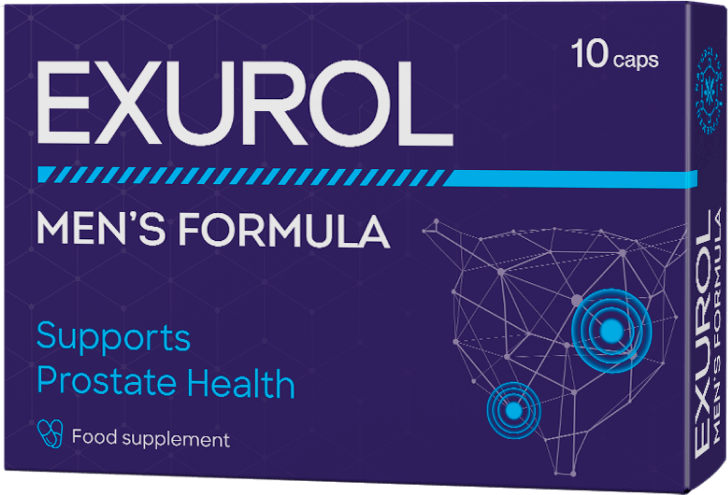 Exurol — Dėžutė su 10 Exurol kapsulių.