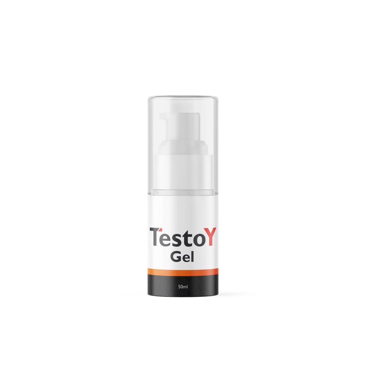 TestoY Gel — Шишенце со пумпа од 50 мл.