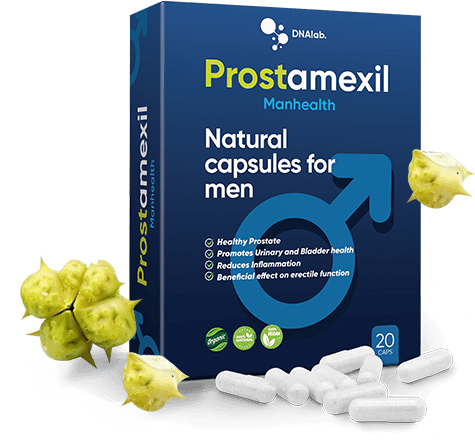 Prostamexil — Prostamexil Manhealth, 20 capsules in a box.
