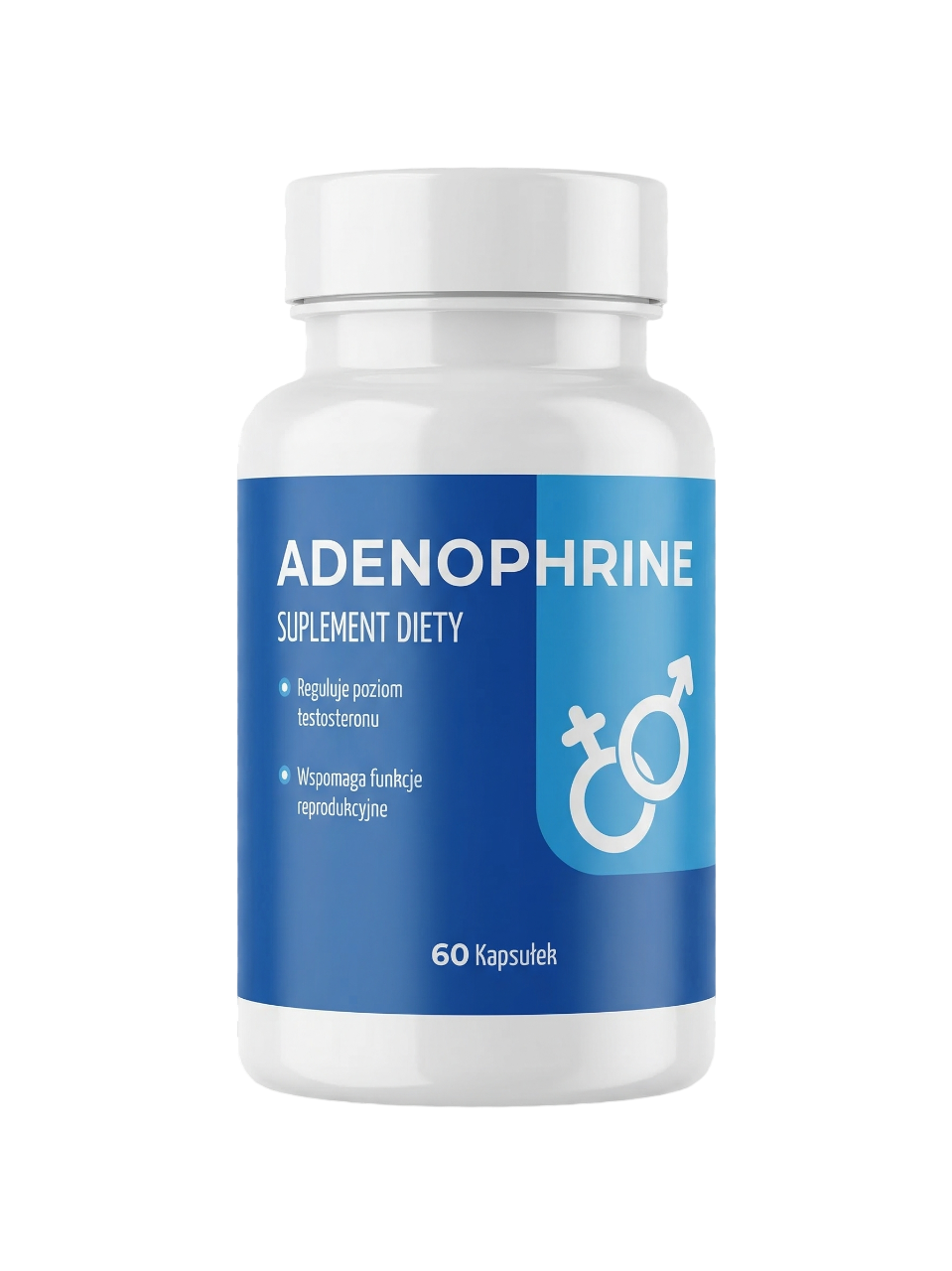 Adenophrine – butelka suplementu z 60 kapsułkami