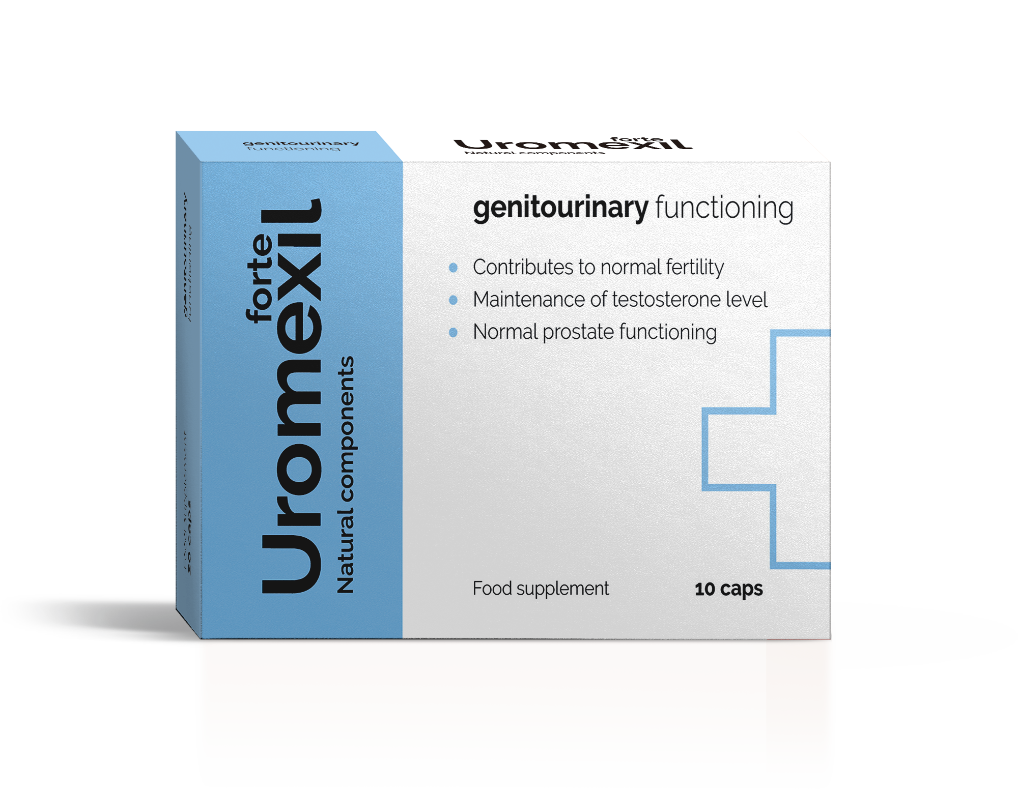 Embalagem Uromexil Forte de 10 cápsulas